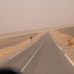 aufkommender Sandsturm in der Sahara (MA)
