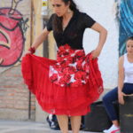 Granada (E) – Flamencotänzerinnen in der Stadt