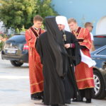 Kiew (UA) – Das St. Michaelskloster (der Würdenträger kommt an)
