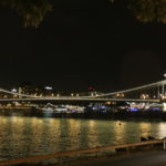 Budapest (H) – Die Kettenbrücke bei Nacht