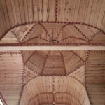Petäjävesi (FIN) – Decke der Holzkirche von Petäjävesi