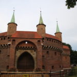 Krakau (PL) – Der Barbakan (Befestigtes Tor aus dem 15. Jh.)
