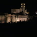 Assisi (I) – Basilika San Francesco bei Nacht