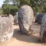 Almendres (P) – Steinoval von Dos Almendres (1000 bis 2000 Jahre älter als Stonehenge)