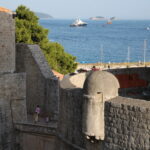 Dubrovnik (HRV) – Blick von der Festung auf das Meer