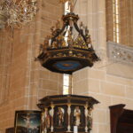 Mühlhausen(D) – Die Kanzel in der Marienkirche von der schon Thomas Münzer predigte