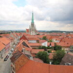 Mühlhausen (D) – Panoramablick vom Rabenturm auf die Altstadt