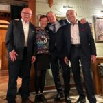 Ksiaz Wielki (PL) – Auf der HARDTOP-Party (Die Gründungsmitglieder der Firma)